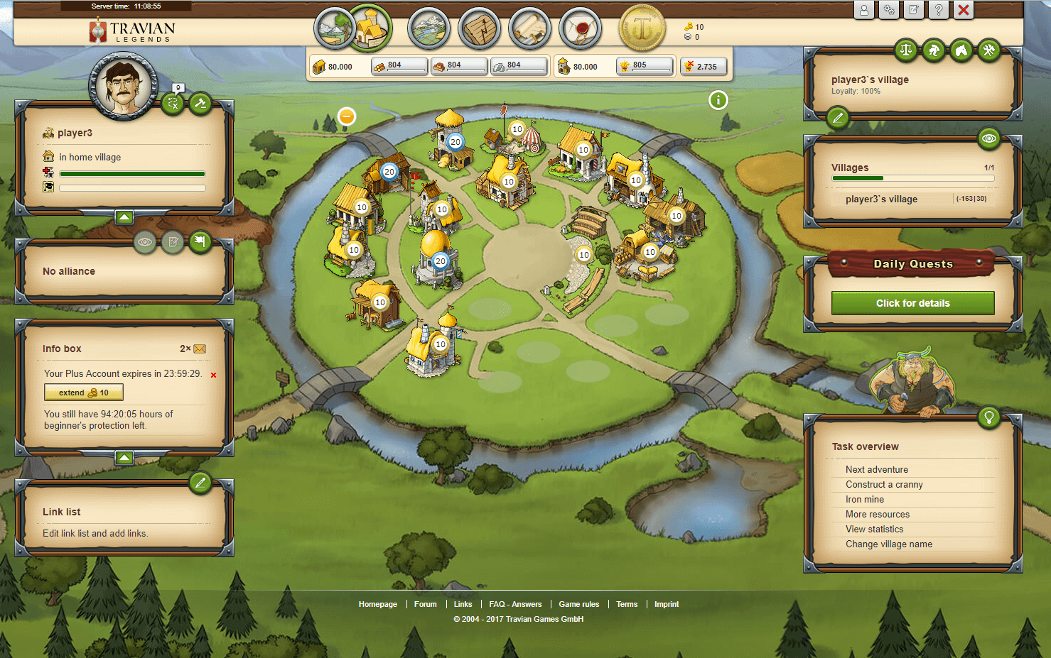 Travian screenshot 1
