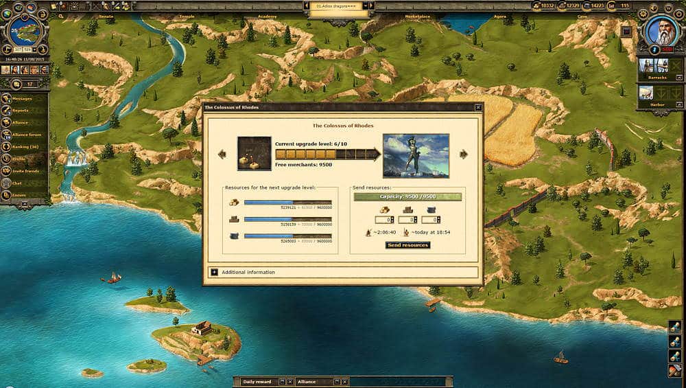 Grepolis screenshot 3