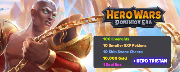 Hero Wars Tristan Pack Giveaway